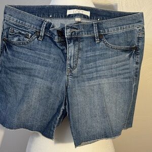 LOFT Women's Medium Blue Denim Cutoff Shorts